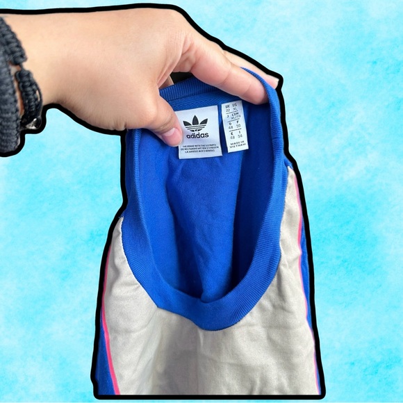 🌈 Cool Blue Adidas Shirt - Picture 3 of 5